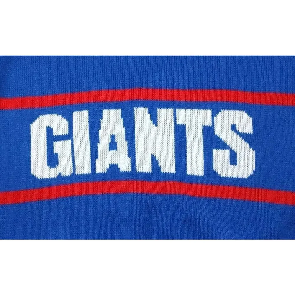 Vintage New York Giants Sweater Large NFL Pro Line by Cliff Engle Wool 80’s USA - Picture 3 of 5